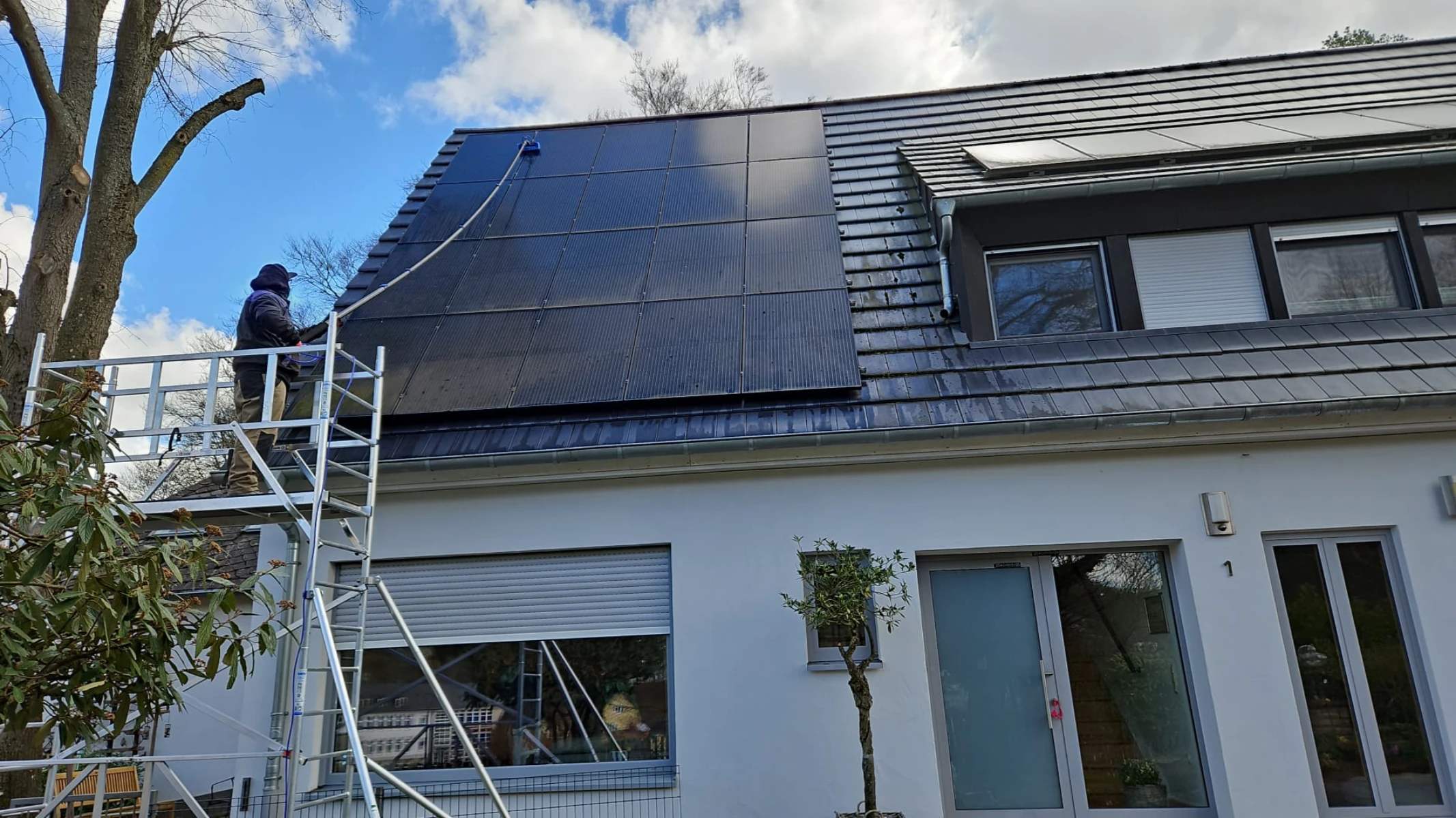 nettoyage de panneaux photovoltaïques